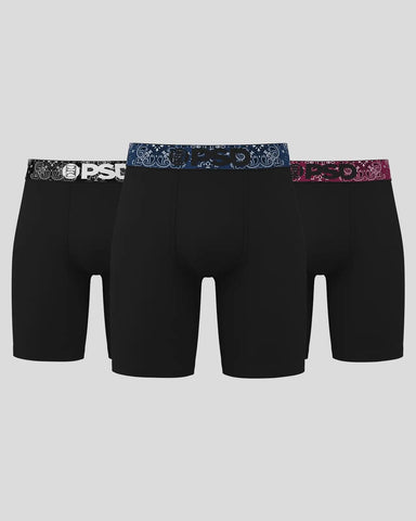 Solids 3 Pack - Dark Paisley